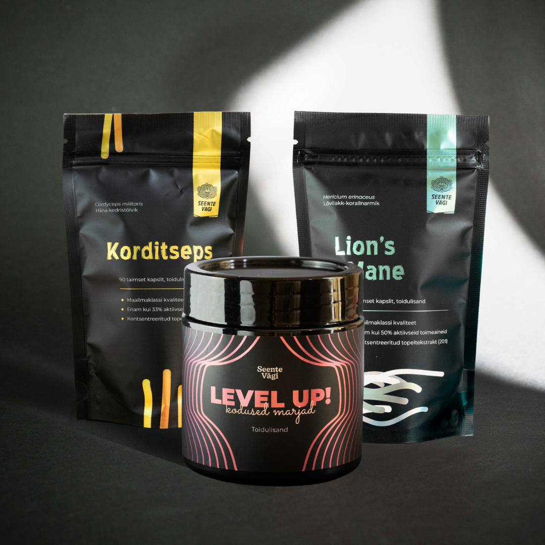 Sügisbundle: Level Up, Korditseps ja Lion's Mane